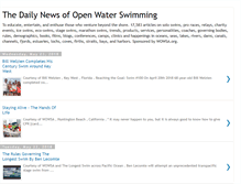 Tablet Screenshot of dailynews.openwaterswimming.com
