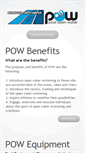 Mobile Screenshot of pow.openwaterswimming.com