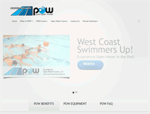 Tablet Screenshot of pow.openwaterswimming.com