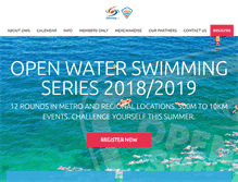 Tablet Screenshot of openwaterswimming.com.au